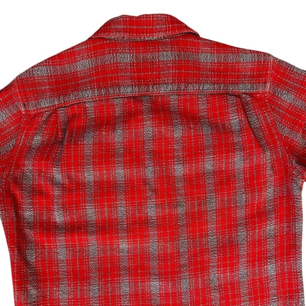 Patagonia Red Plaid Organic Cotton Flannel Shirt Men's Small - Picture 4 of 4